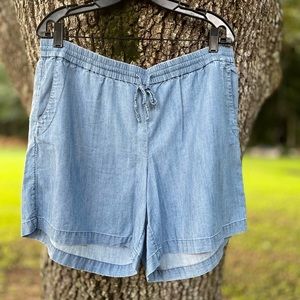 J. Jill Light Blue Denim Shorts